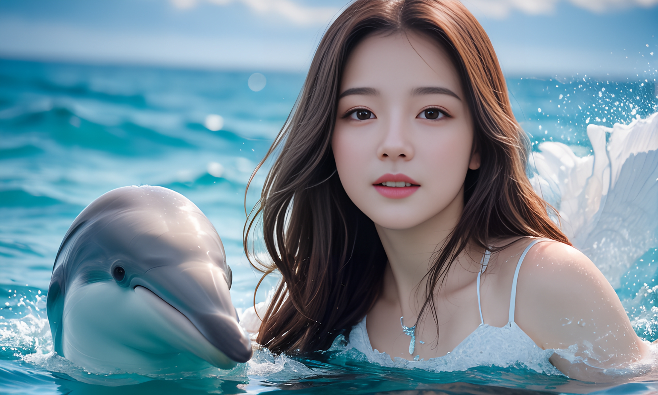 高温“烤”验下的工作者：打捞水草保灌解“渴”